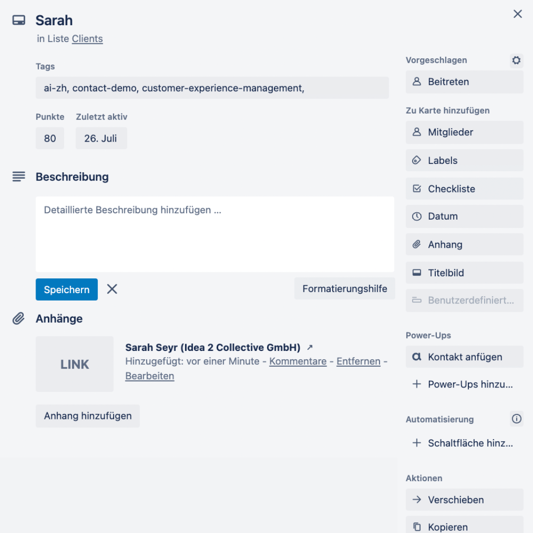 Mautic mit Trello verbinden
