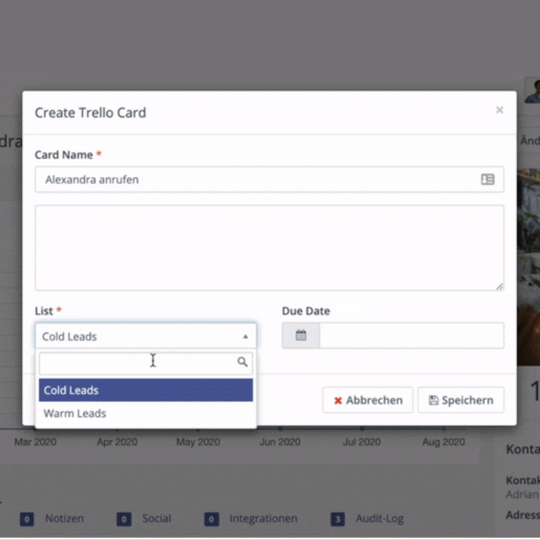 Mautic mit Trello verbinden